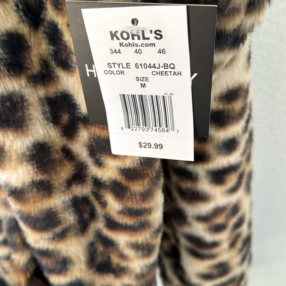 Kohl's Leopard Print Cowl Neck Sweater - Picture 3 of 3